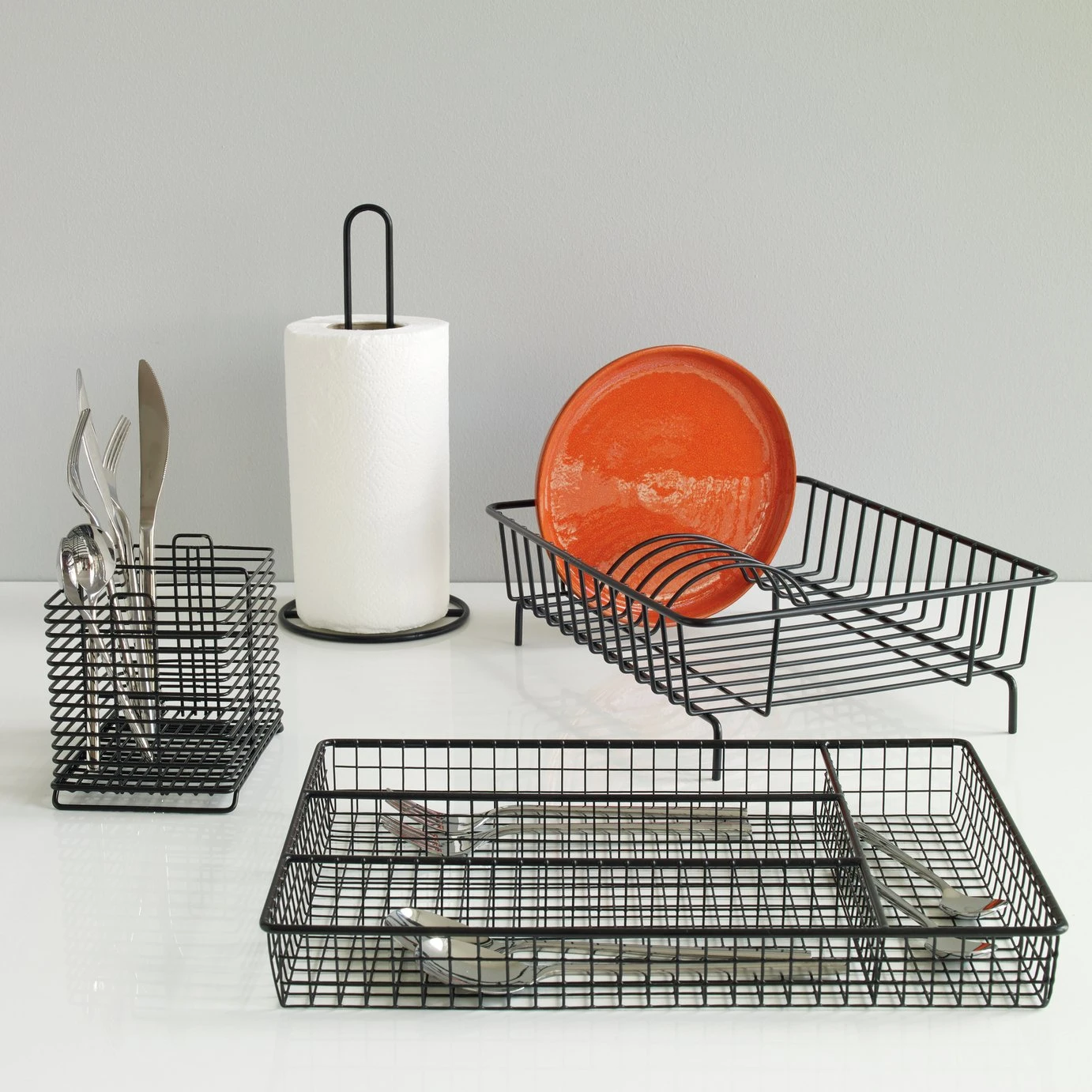 Habitat Nevin Metal Kitchen Equipment - Set Of 4 4 Habitat Nevin Metal Kitchen Equipment - Set Of 4 - Image 2