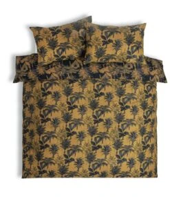 Habitat Palm Floral Print Mustard Bedding Set - Single 11 Habitat Palm Floral Print Mustard Bedding Set - Single -Habitat 3344457 R Z002A