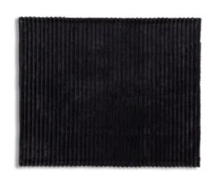 Habitat Ribbed Faux Fur Throw - Charcoal - 125X150cm -Habitat 3361320 R Z004A