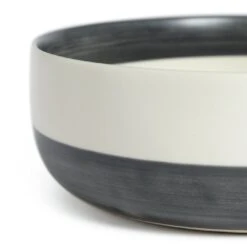 Habitat Artisan Stripe Stoneware Serving Bowl -Habitat 3365481 R Z002A