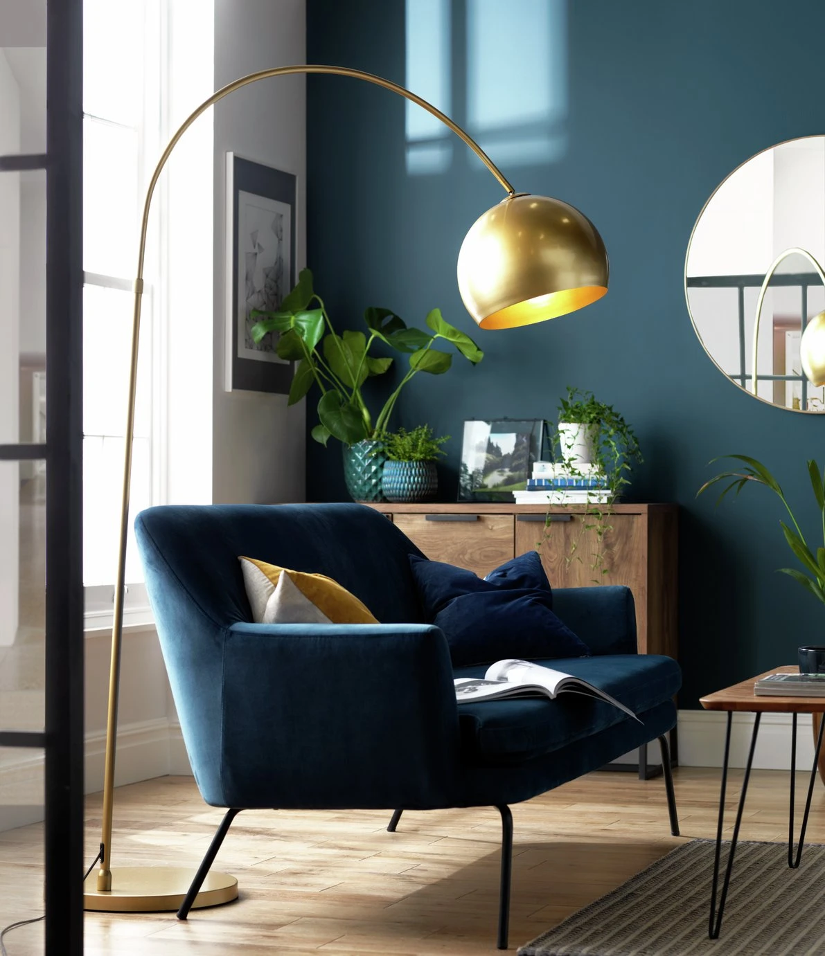 Habitat Wilderness Large Arc Floor Lamp 4 Habitat Wilderness Large Arc Floor Lamp - Image 2