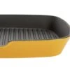 Habitat Global 23cm Cast Iron Griddle Pan - Yellow