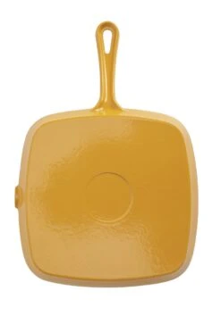Habitat Global 23cm Cast Iron Griddle Pan - Yellow 10 Habitat Global 23cm Cast Iron Griddle Pan - Yellow -Habitat 3449682 R Z004A