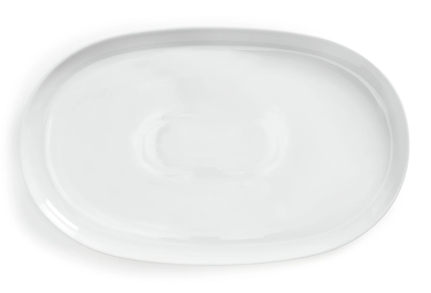 Habitat Riko Oval Porcelain Serving Platter - White 7 Habitat Riko Oval Porcelain Serving Platter - White - Image 5