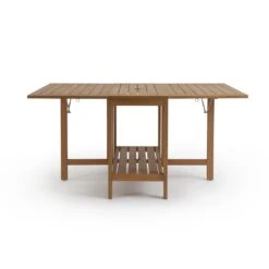 Habitat Zeno 4 Seater Folding Wooden Patio Set -Habitat 4196563 R Z002A