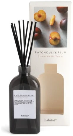 Habitat 150ml Scented Diffuser - Patchouli & Plum -Habitat 4336990 R Z002A