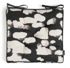 Habitat Ink Print Pack Of 2 Seat Cushions - White And Black 11 Habitat Ink Print Pack Of 2 Seat Cushions - White And Black -Habitat 4497516 R Z003A