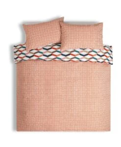 Habitat Geometric ZigZag Multicolour Bedding Set - Single -Habitat 4529257 R Z003A
