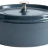 Habitat 3.6 Litre Cast Aluminium Casserole Dish - Blue