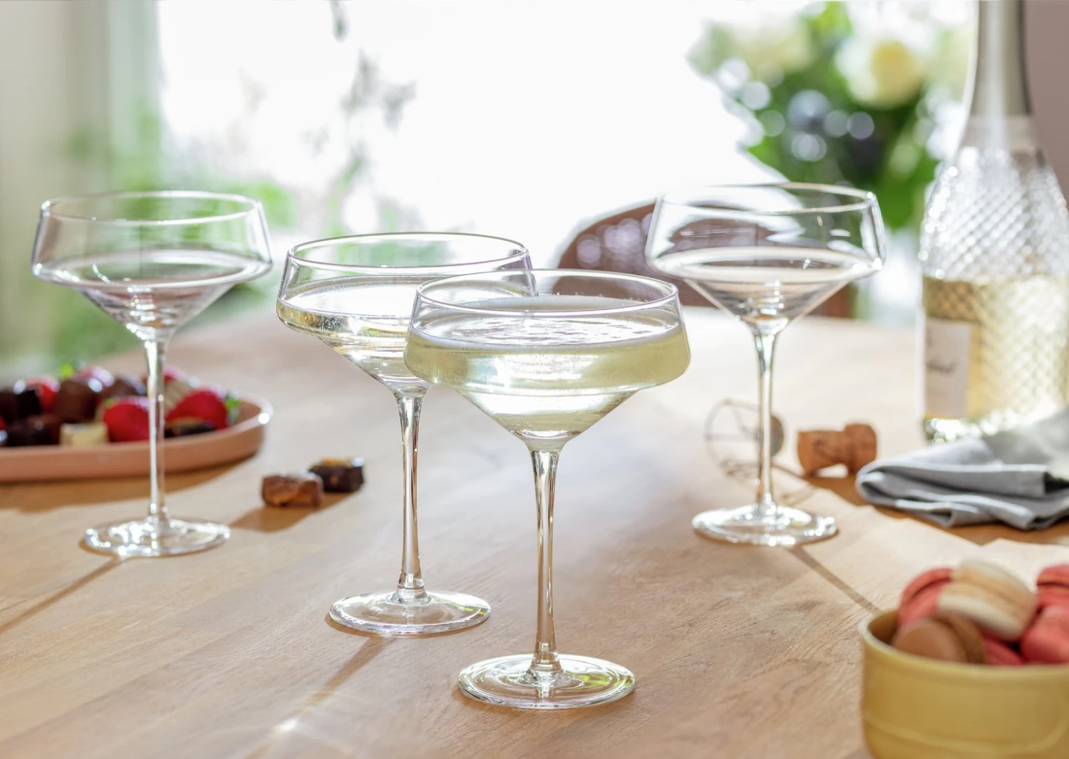 Habitat Sahara Set Of 4 Champagne Coupe Glasses 4 Habitat Sahara Set Of 4 Champagne Coupe Glasses - Image 2