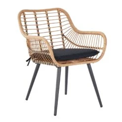 Habitat 4 Seater Bamboo Effect Garden Sofa Set -Habitat 4588827 R Z017A