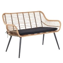 Habitat 4 Seater Bamboo Effect Garden Sofa Set -Habitat 4588827 R Z018A