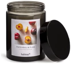 Habitat Scented Jar Candle - Patchouli & Plum -Habitat 4663924 R Z002A