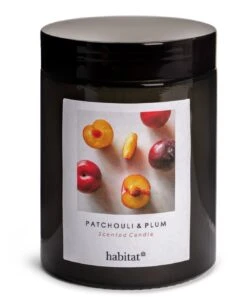 Habitat Scented Jar Candle - Patchouli & Plum -Habitat 4663924 R Z003A