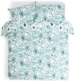 Habitat Herbalist Floral Print Blue Bedding Set - Double -Habitat 4707392 R Z002A