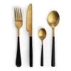 Habitat Two Tone 16 Piece Stainless Steel Cutlery Set