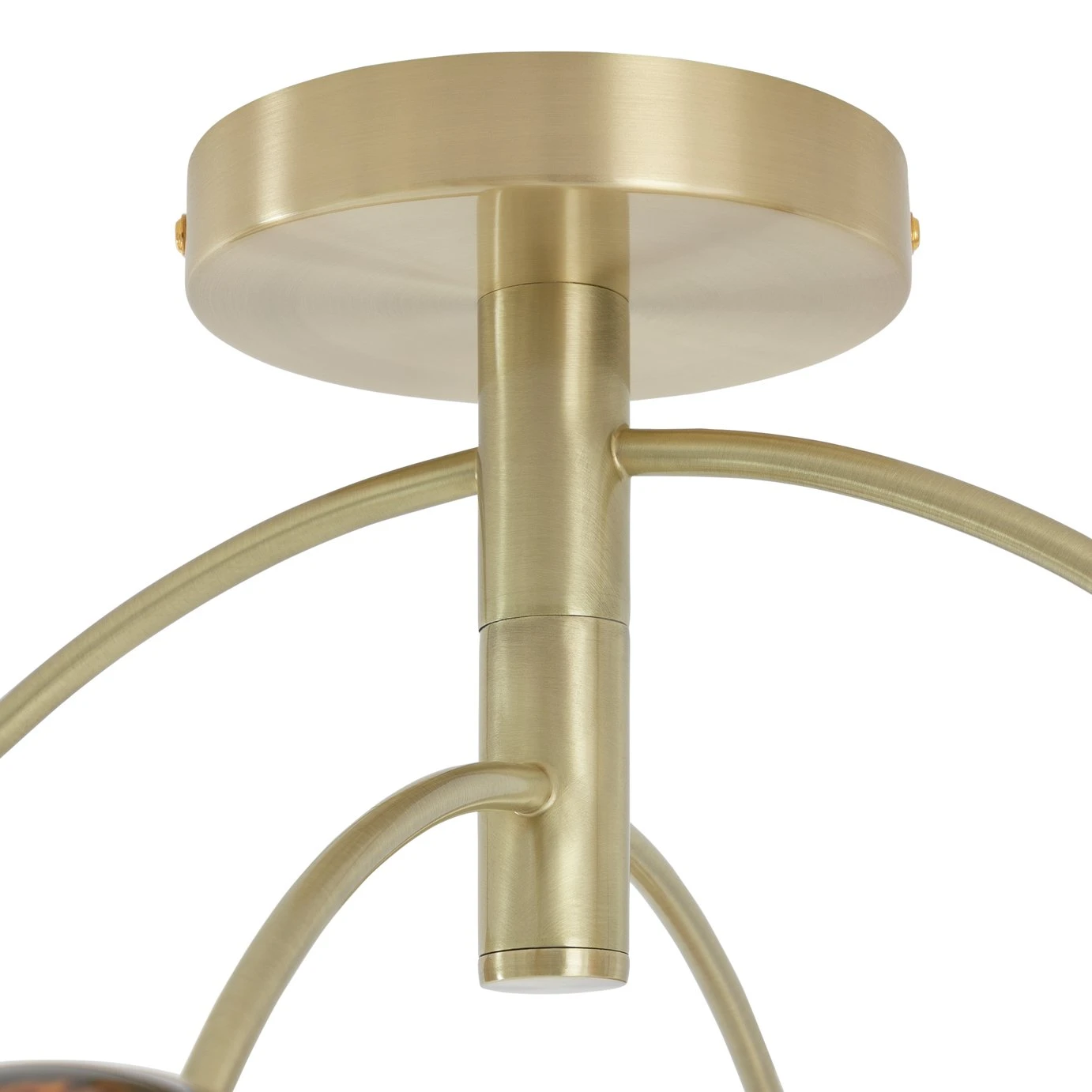 Habitat Hayle Tortoise Shell 4 Light Ceiling Light - Brass 6 Habitat Hayle Tortoise Shell 4 Light Ceiling Light - Brass - Image 4