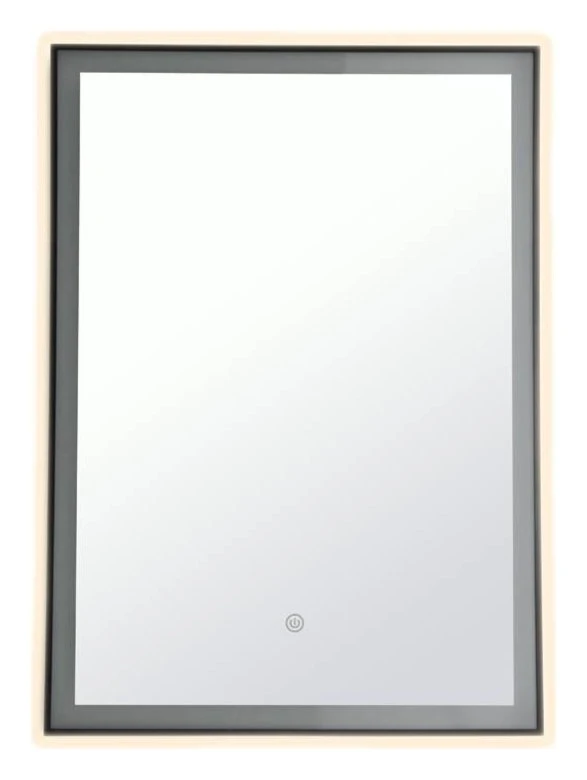 Habitat Rectangle Backlight LED Mirror - Black 7 Habitat Rectangle Backlight LED Mirror - Black - Image 5