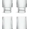 Habitat Ribbed Set Of 4 Hi Ball Glasses -Habitat 6222442 R Z001A