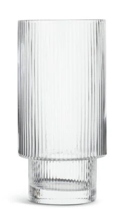 Habitat Ribbed Set Of 4 Hi Ball Glasses -Habitat 6222442 R Z002A