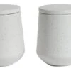 Habitat Addison 2 Piece Storage Canister - White