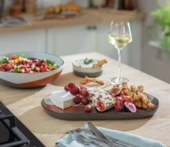 Habitat Dipped Speckle Stoneware Serving Platter -Habitat 6824101 R Z001C