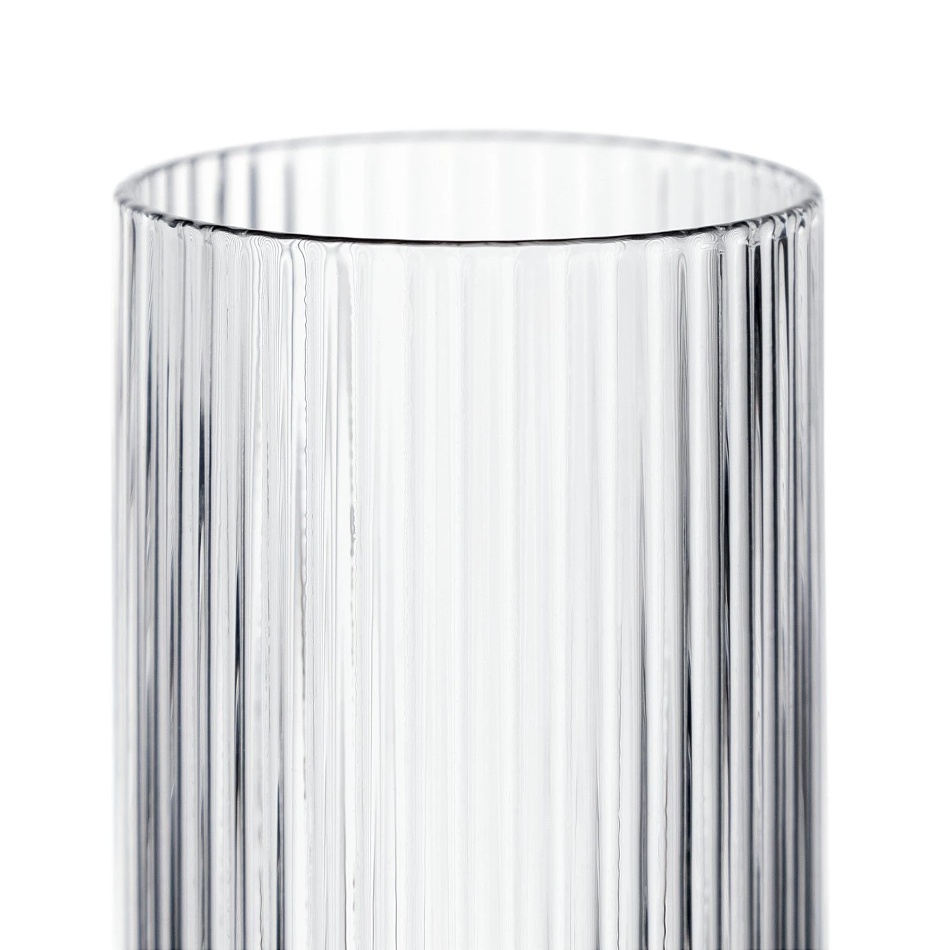 Habitat Ribbed Set Of 4 Champagne Flute 6 Habitat Ribbed Set Of 4 Champagne Flute - Image 4