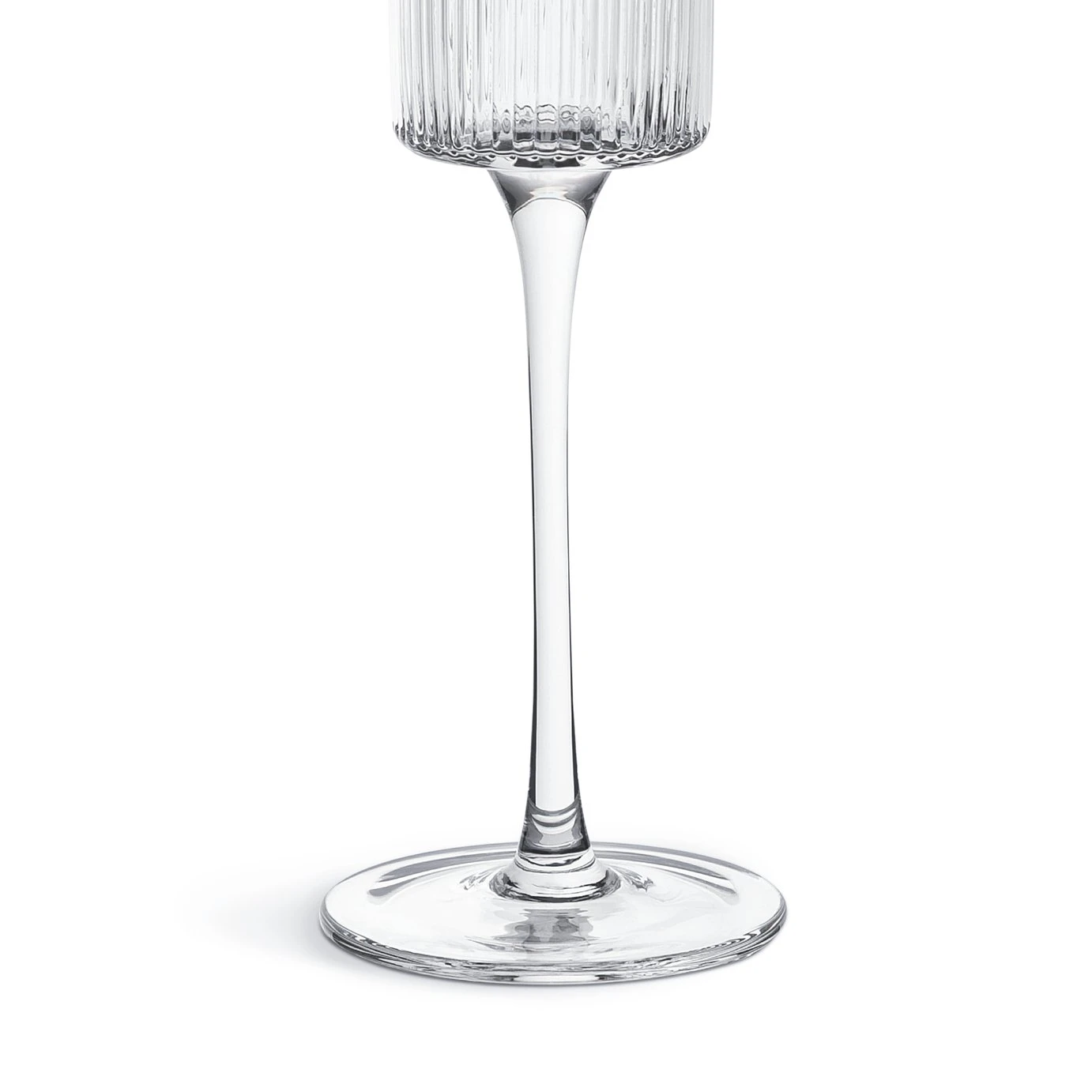 Habitat Ribbed Set Of 4 Champagne Flute 7 Habitat Ribbed Set Of 4 Champagne Flute - Image 5
