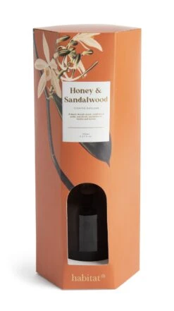 Habitat 150ml Scented Diffuser - Honey & Sandalwood 10 Habitat 150ml Scented Diffuser - Honey & Sandalwood -Habitat 6828303 R Z003A