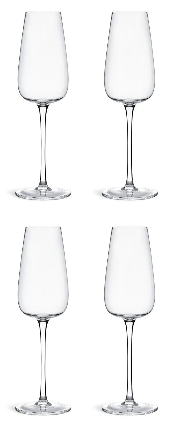 Habitat Apple Set Of 4 Champagne Flutes 3 Habitat Apple Set Of 4 Champagne Flutes