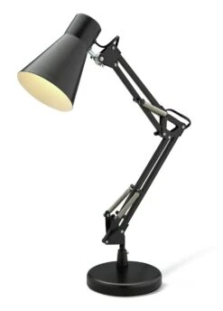 Habitat Swing Arm Desk Lamp - Matt Black 18 Habitat Swing Arm Desk Lamp - Matt Black -Habitat 7073841 R Z006A