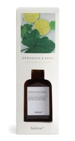 Habitat 150ml Scented Diffuser - Geranium & Basil -Habitat 7160149 R Z003A