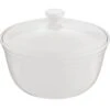 Habitat Stoneware 2.5 Litre Casserole Dish - White 1 Habitat Stoneware 2.5 Litre Casserole Dish - White -Habitat 7666492 R Z001A
