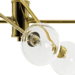 Habitat Glam 6 Light Glass Ceiling Light – Gold 13 Habitat Glam 6 Light Glass Ceiling Light – Gold -Habitat 7835340 R Z003A