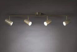 Habitat Brushed Chrome 4 Light Spotlight Bar -Habitat 7911525 R Z002A