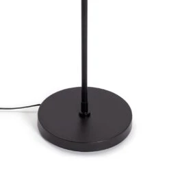 Habitat Rattan Arc Floor Lamp - Cream And Black -Habitat 8024789 R Z003A