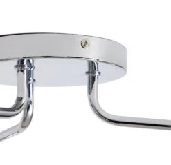 Habitat Rayner Steel 3 Light LED Flush Ceiling Light -Chrome -Habitat 8113621 R Z003A