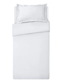 Habitat Egyptian Cotton 400TC White Bedding Set - Single -Habitat 8200455 R Z002A