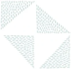 Habitat Stockholm Diamond Dash Duck Egg Bedding Set - Single -Habitat 8277385 R Z017A