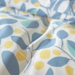 Habitat Scandi Floral Sky Blue & Yellow Bedding Set - Single -Habitat 8345695 R Z005A