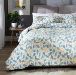 Habitat Scandi Floral Sky Blue & Yellow Bedding Set - Single -Habitat 8345695 R Z006A