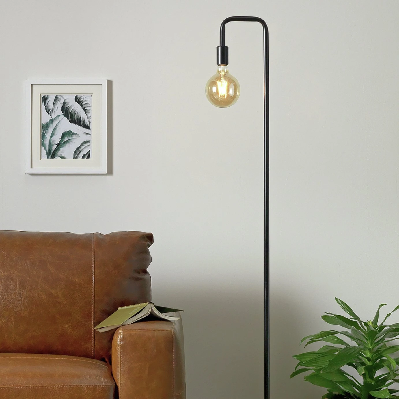 Habitat Rayner Industrial Floor Lamp - Black 3 Habitat Rayner Industrial Floor Lamp - Black