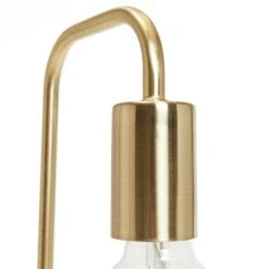 Habitat Rayner Steel LED Table Lamp - Brass -Habitat 8651248 R Z002A