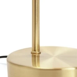 Habitat Rayner Steel LED Table Lamp - Brass -Habitat 8651248 R Z003A