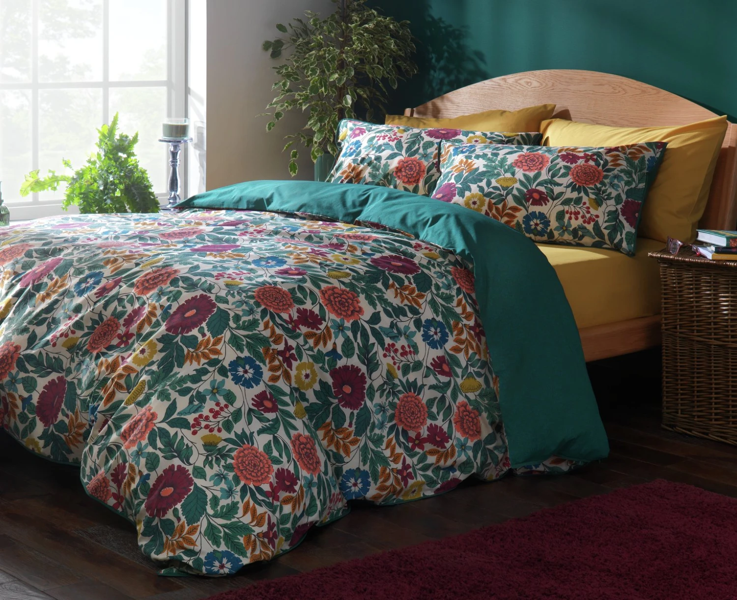 Habitat Country Manor Floral Print Bedding Set - Single 8 Habitat Country Manor Floral Print Bedding Set - Single - Image 6