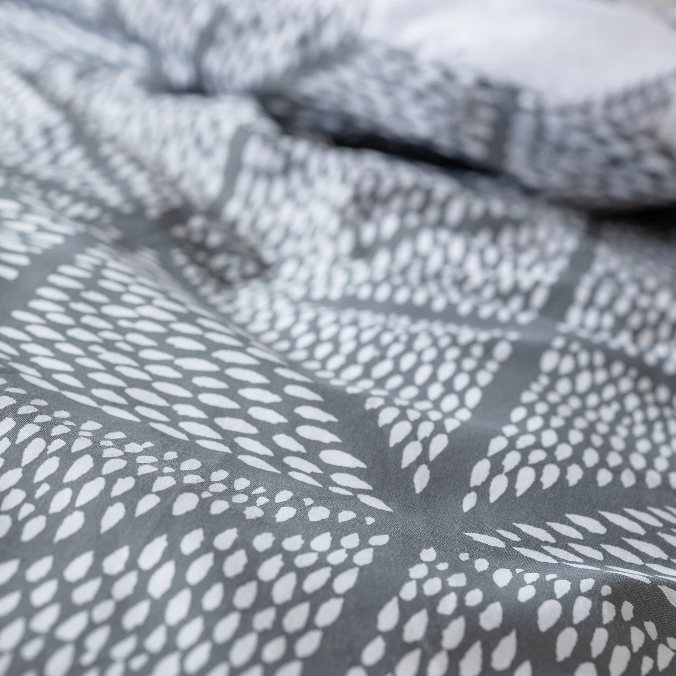 Habitat Stockholm Diamond Dash Grey Bedding Set - Single 9 Habitat Stockholm Diamond Dash Grey Bedding Set - Single - Image 7