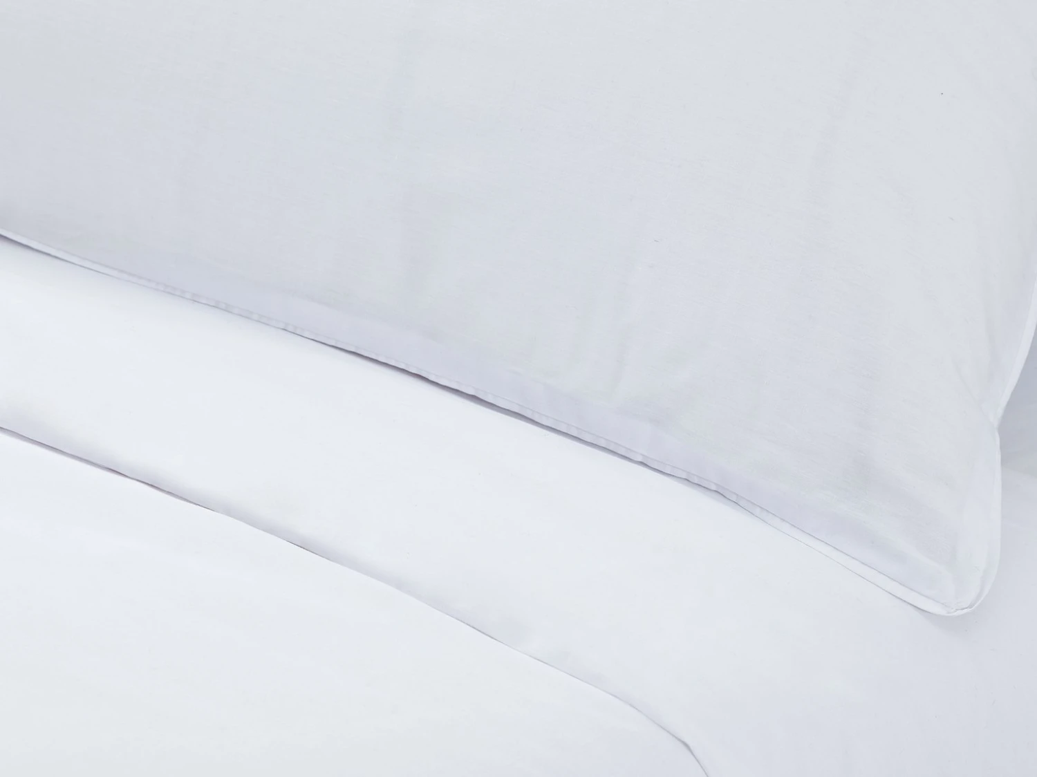 Habitat Cotton Rich Plain White Bedding Set - Single 5 Habitat Cotton Rich Plain White Bedding Set - Single - Image 3
