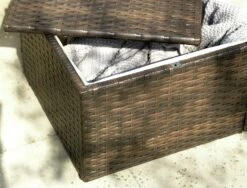 Habitat 4 Seater Rattan Effect Garden Sofa Set - Brown -Habitat 8735645 R Z007C