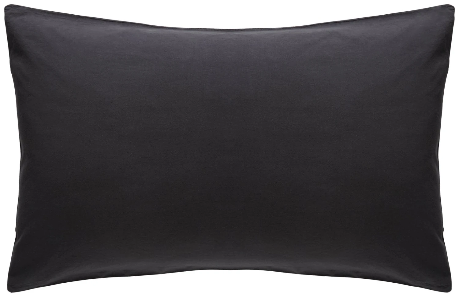 Habitat Stonewashed Cotton Plain Charcoal Bedding Set-Double 5 Habitat Stonewashed Cotton Plain Charcoal Bedding Set-Double - Image 3