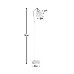 Habitat Country Hideaway Floor Lamp - Cream -Habitat 8865058 R Z001E